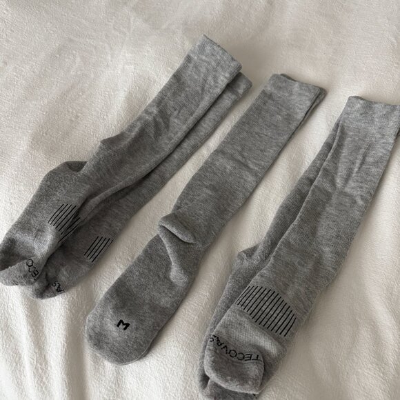 Tecovas Over the Calf Socks Gray Size M - Picture 2 of 4